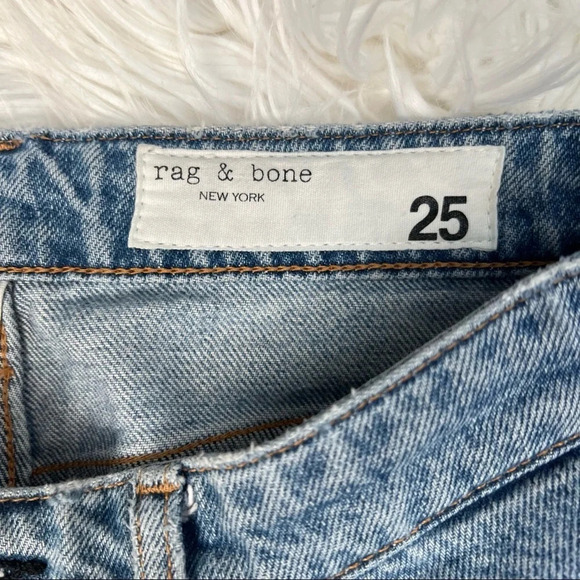 Rag & Bone Rosa Mid-Rise Cropped Flare Jeans Denim Casual Women’s 25 - Picture 7 of 11